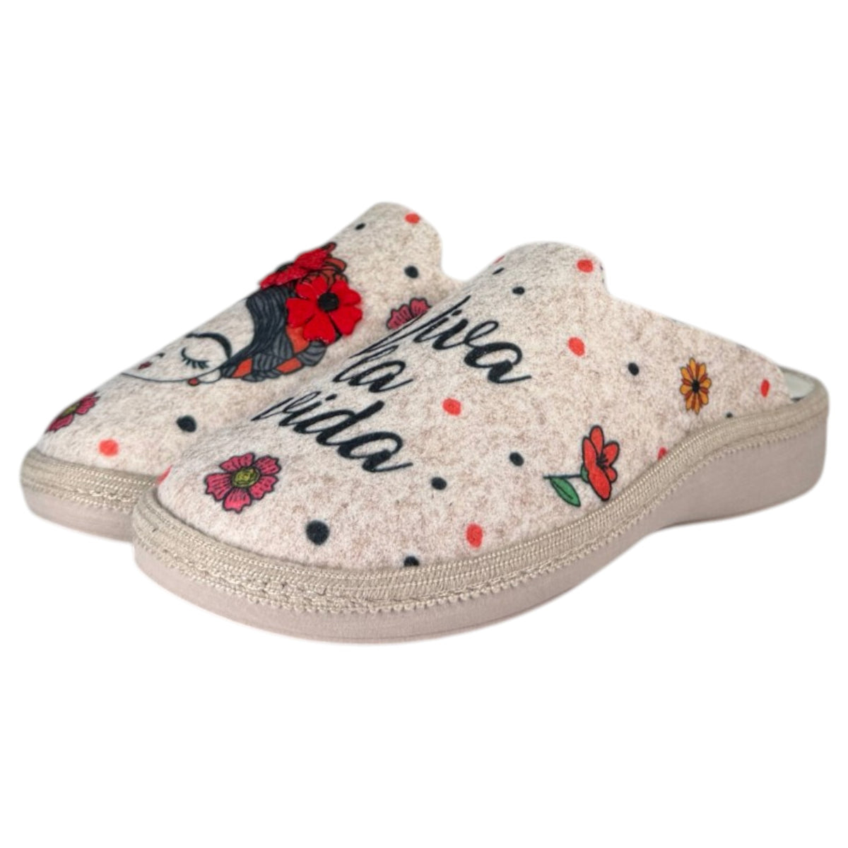 Zapatillas de Casa Salvi Viva la Vida 76T610 Arena