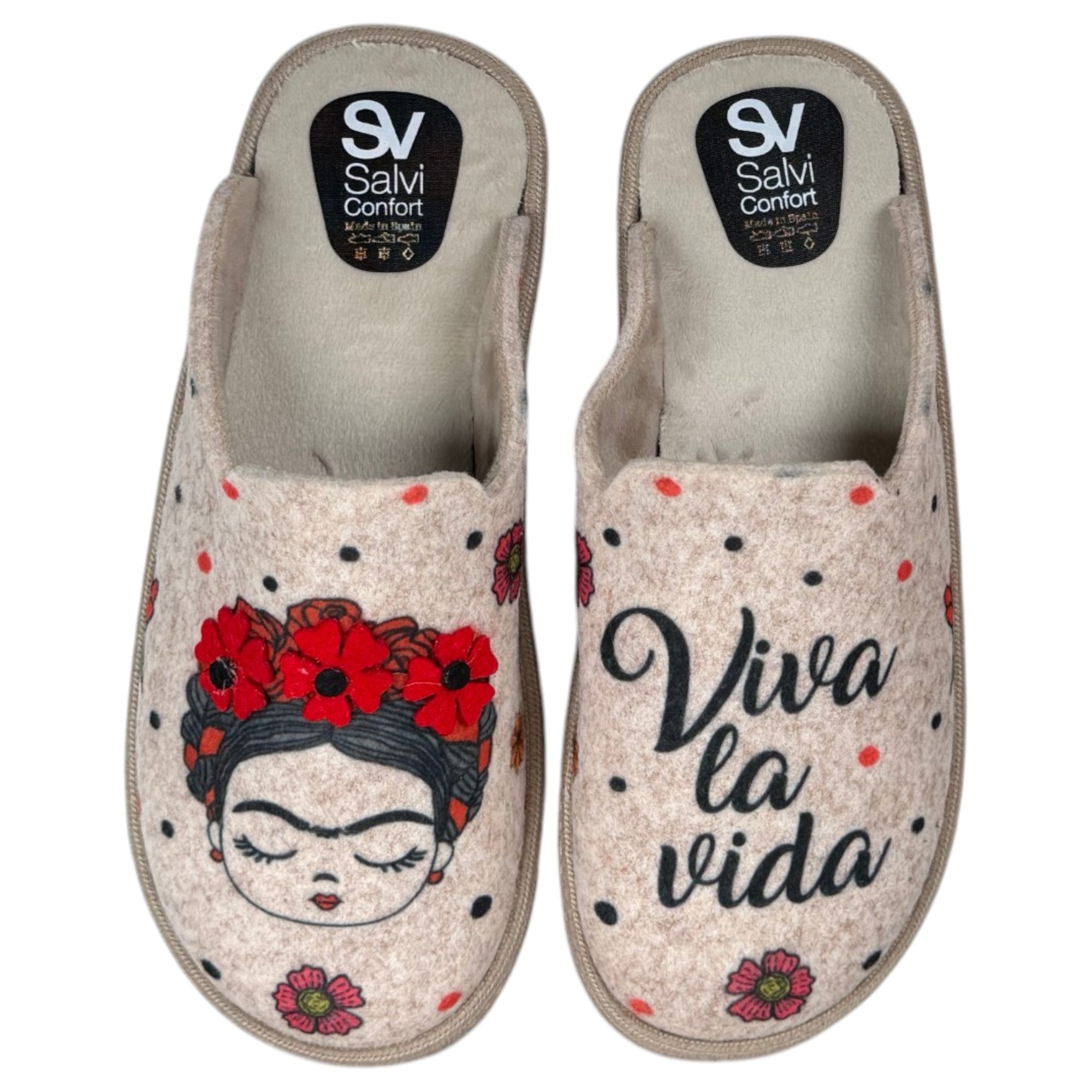 Zapatillas de Casa Salvi Viva la Vida 76T610 Arena