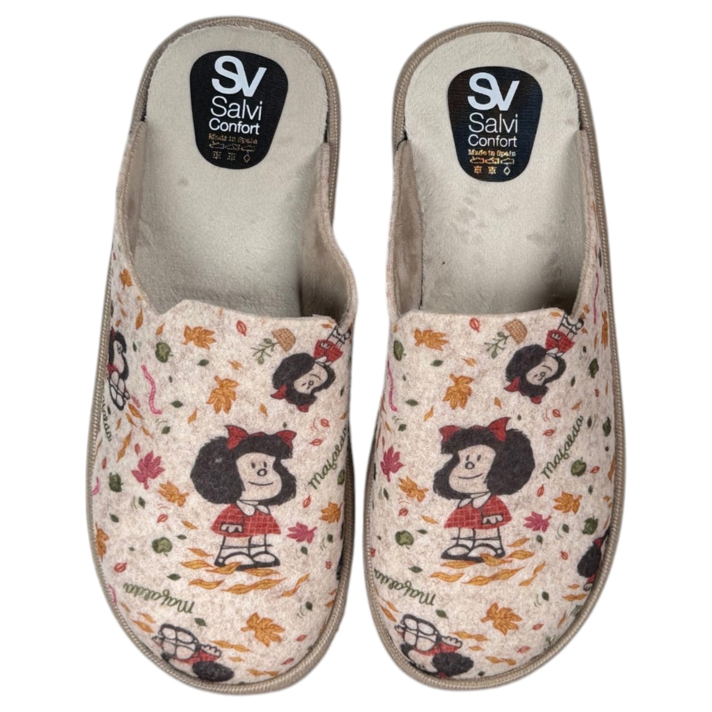 Zapatillas de Casa Salvi Mafalda 76T615 Arena
