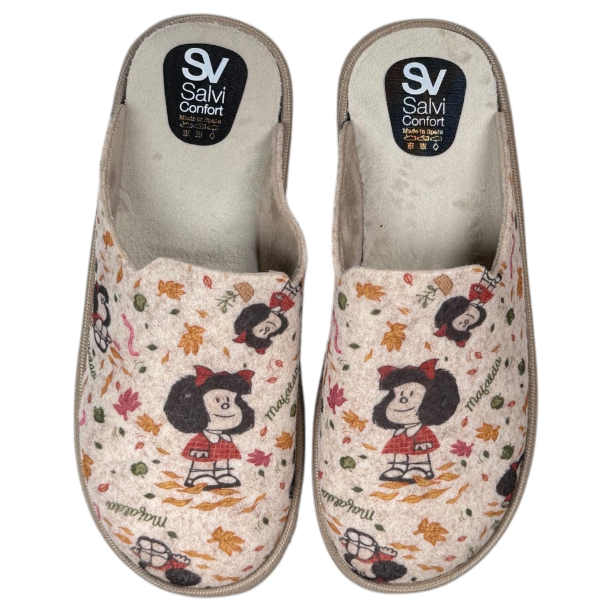 Zapatillas de Casa Salvi Mafalda 76T615 Arena