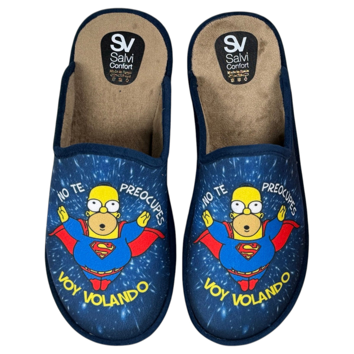 Zapatillas de Casa Salvi Simpson Voy Volando 09T463 Marino