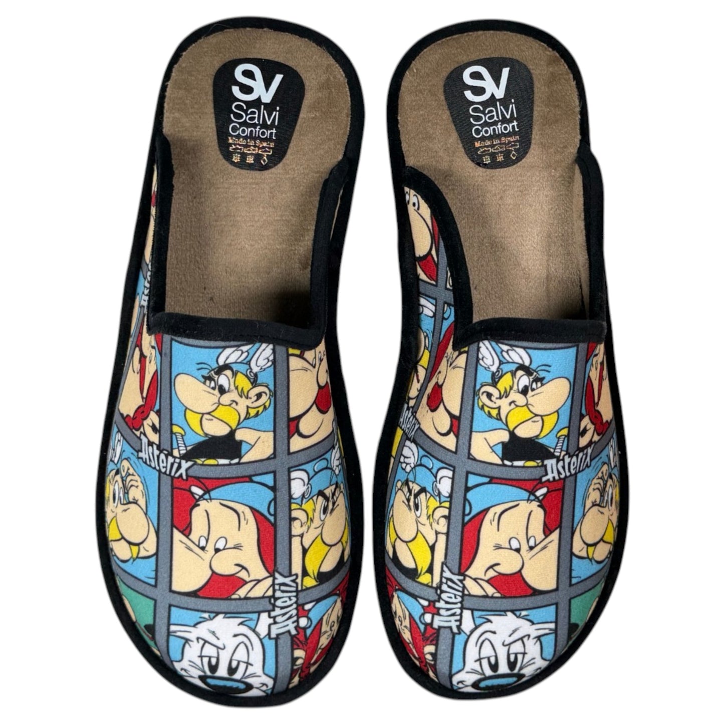Zapatillas de Casa Salvi Astérix 09T420 Negro