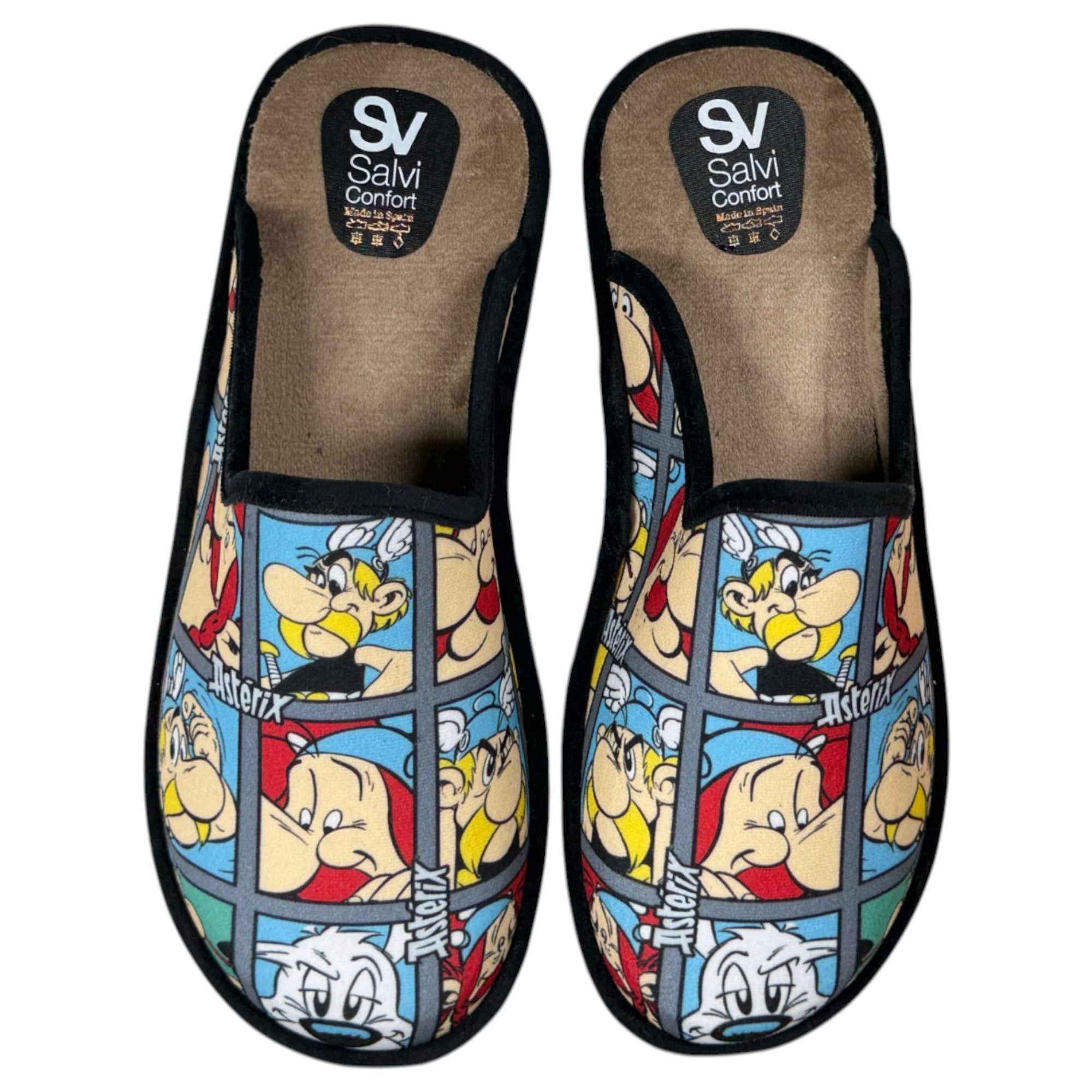Zapatillas de Casa Salvi Astérix 09T420 Negro