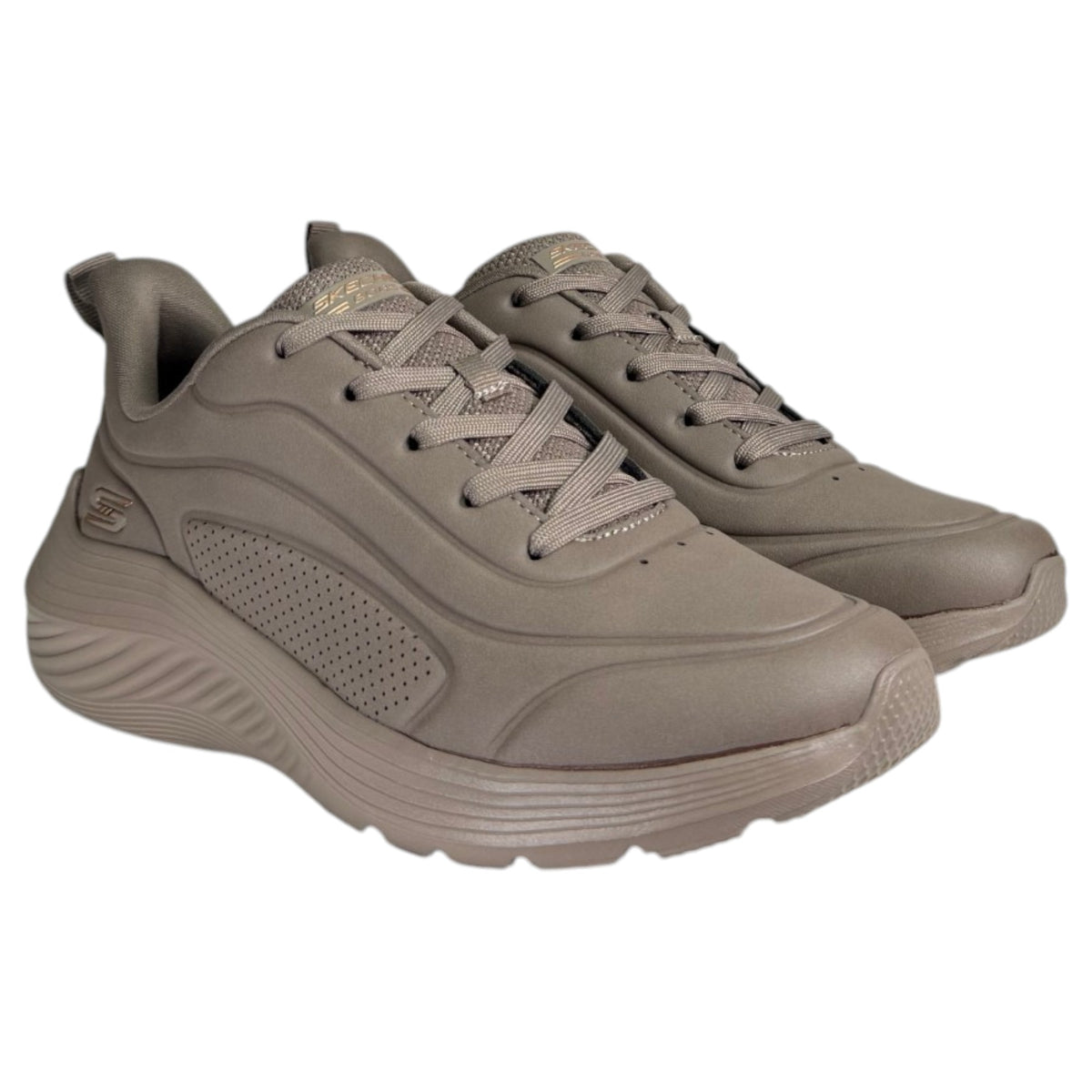 Zapatillas Skechers BOBS Sport Squad Waves 117485 Taupe