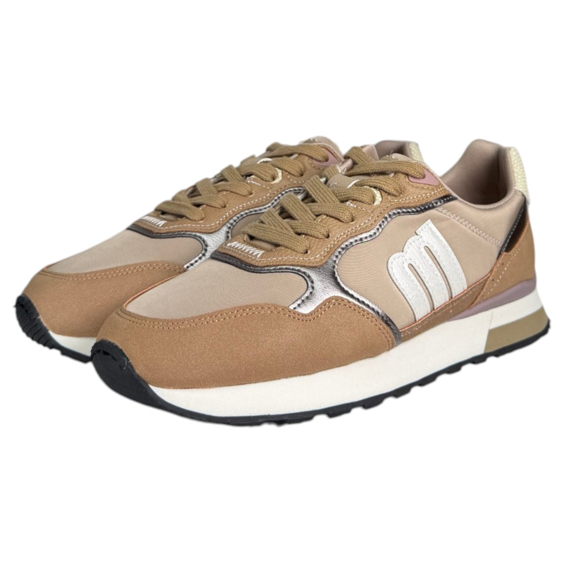 Zapatillas Mustang Joggo 60113 Beige