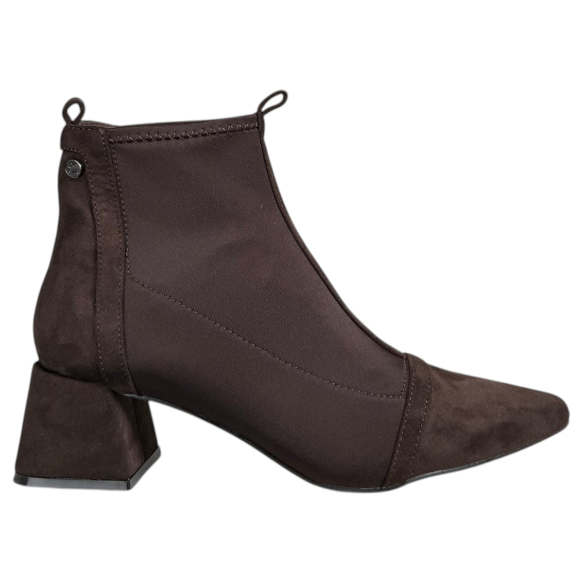 Botines Buonarotti Punta Elásticos A6008 Café