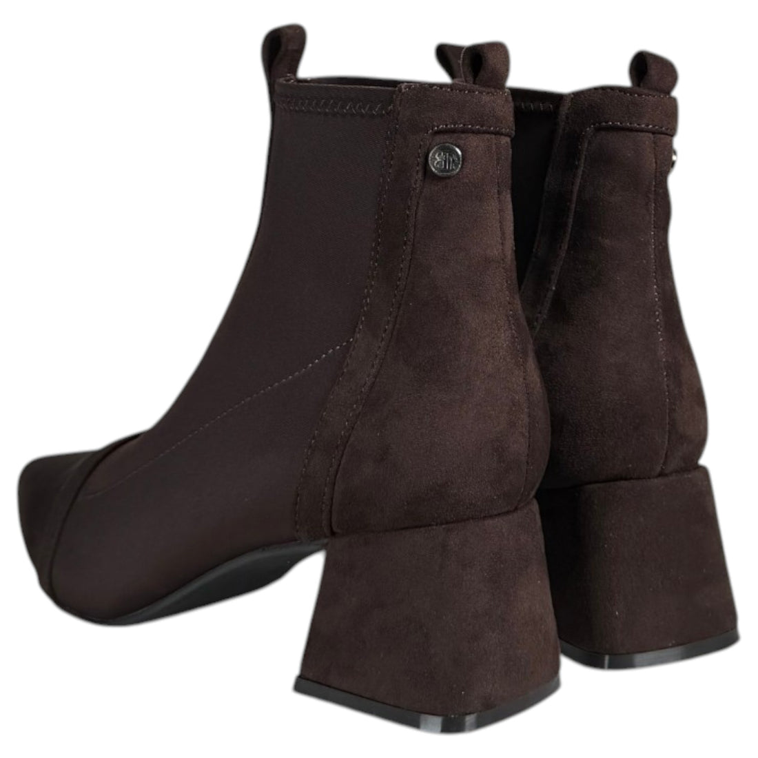 Botines Buonarotti Punta Elásticos A6008 Café