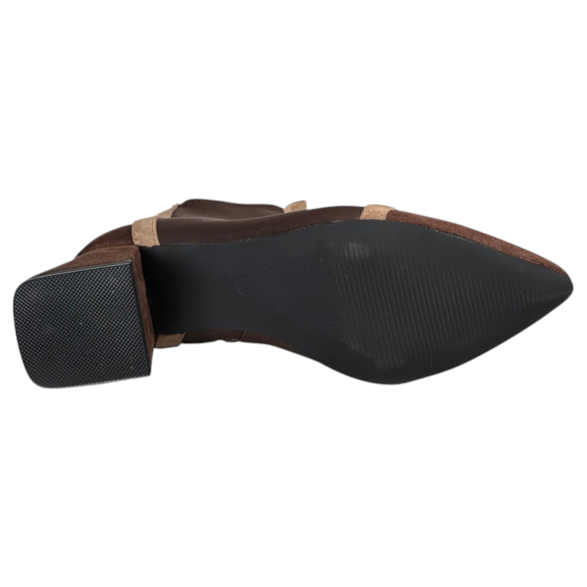 Botines Buonarotti Punta Elásticos A5425 Café