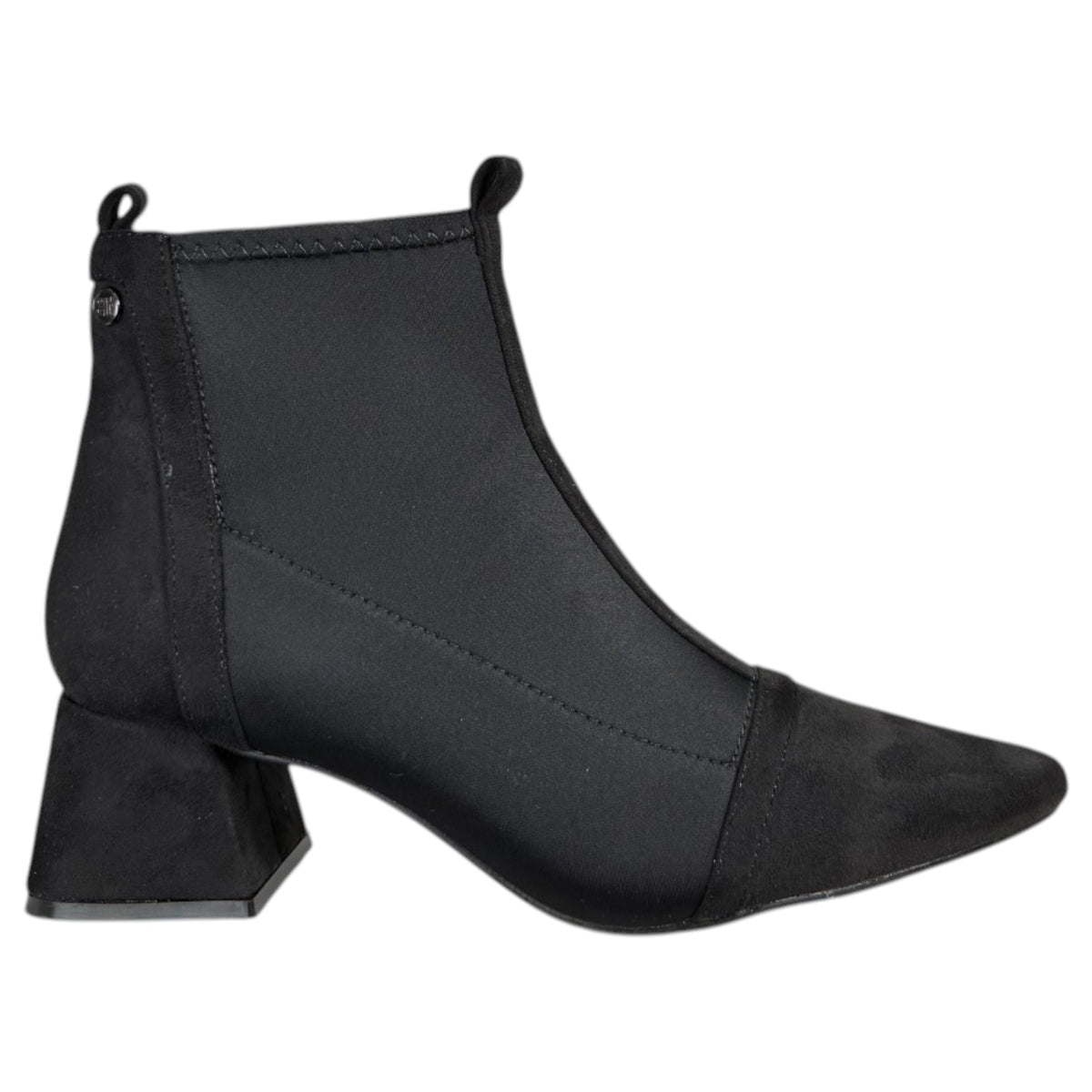Botines Buonarotti Punta Elásticos A-6008 Negro