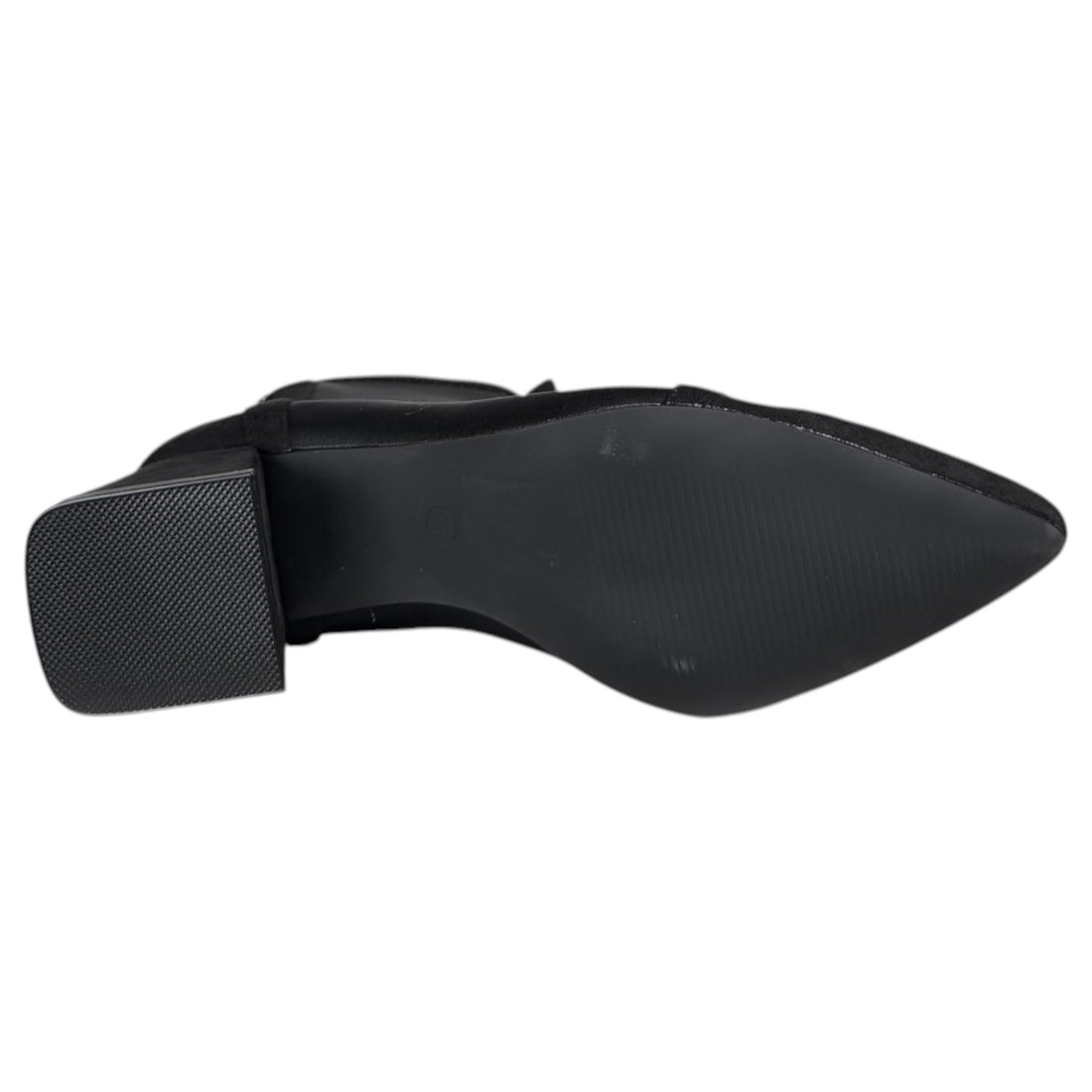 Botines Buonarotti Punta Elásticos A-6008 Negro