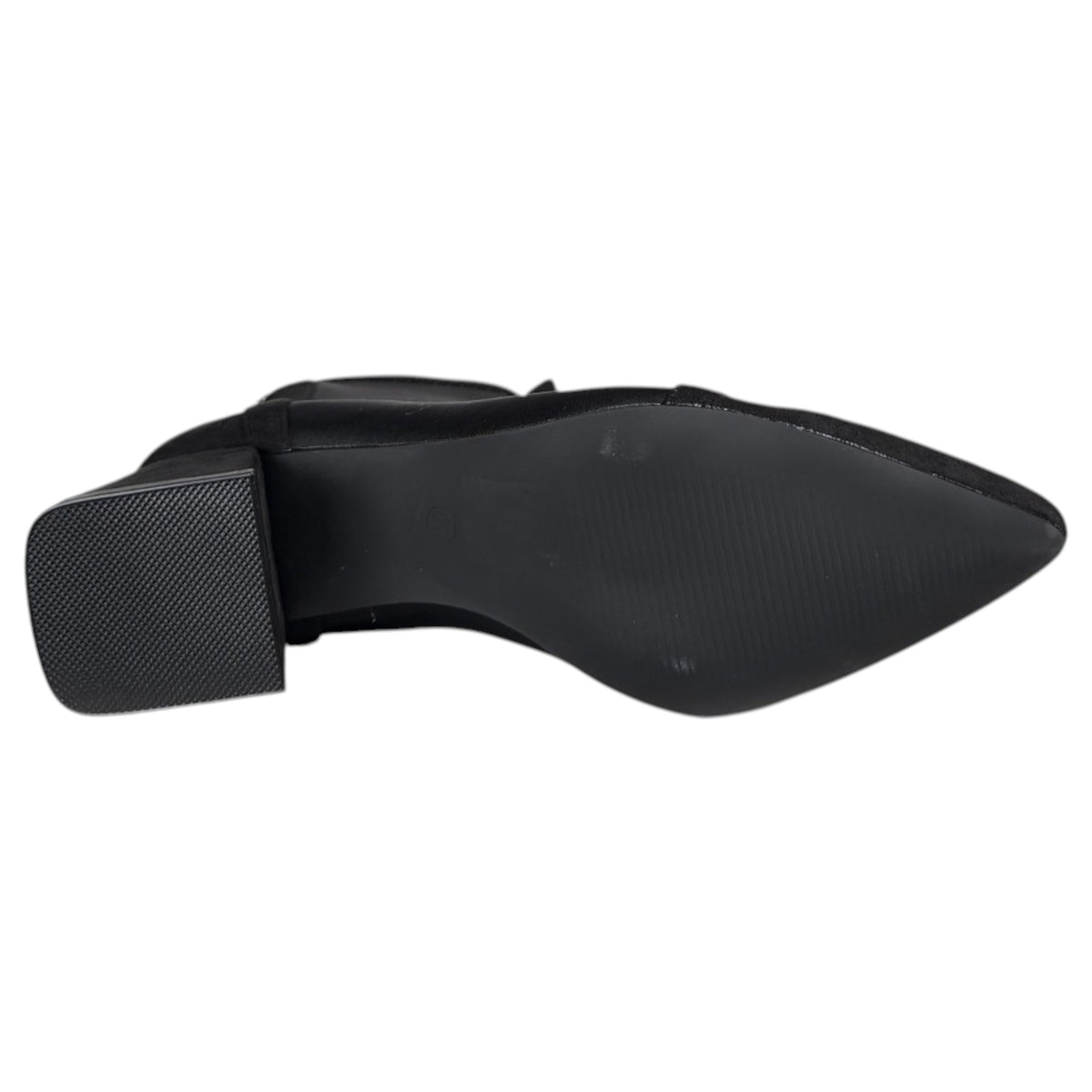 Botines Buonarotti Punta Elásticos A-6008 Negro