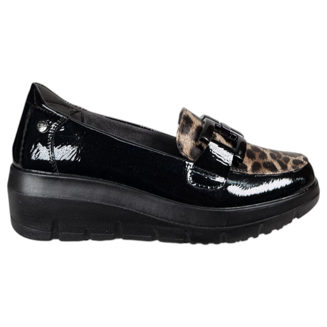 Mocasines Mysoft Hebillas 26M585 Negro Leo