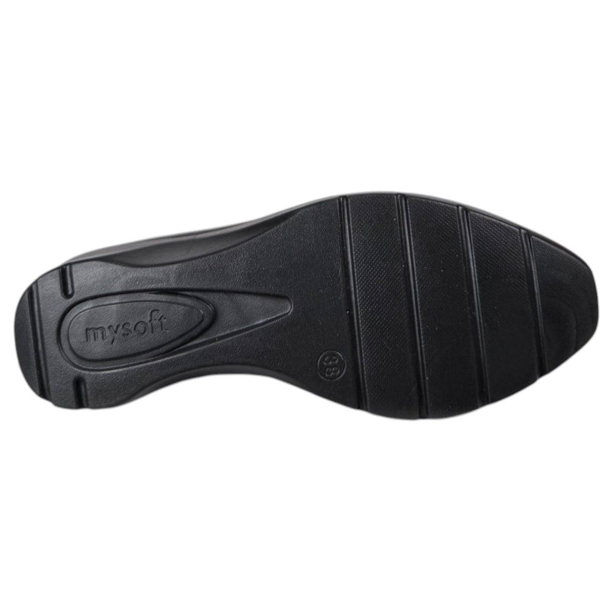 Zapatos Mysoft Cuña Elástico 26M506 Negro