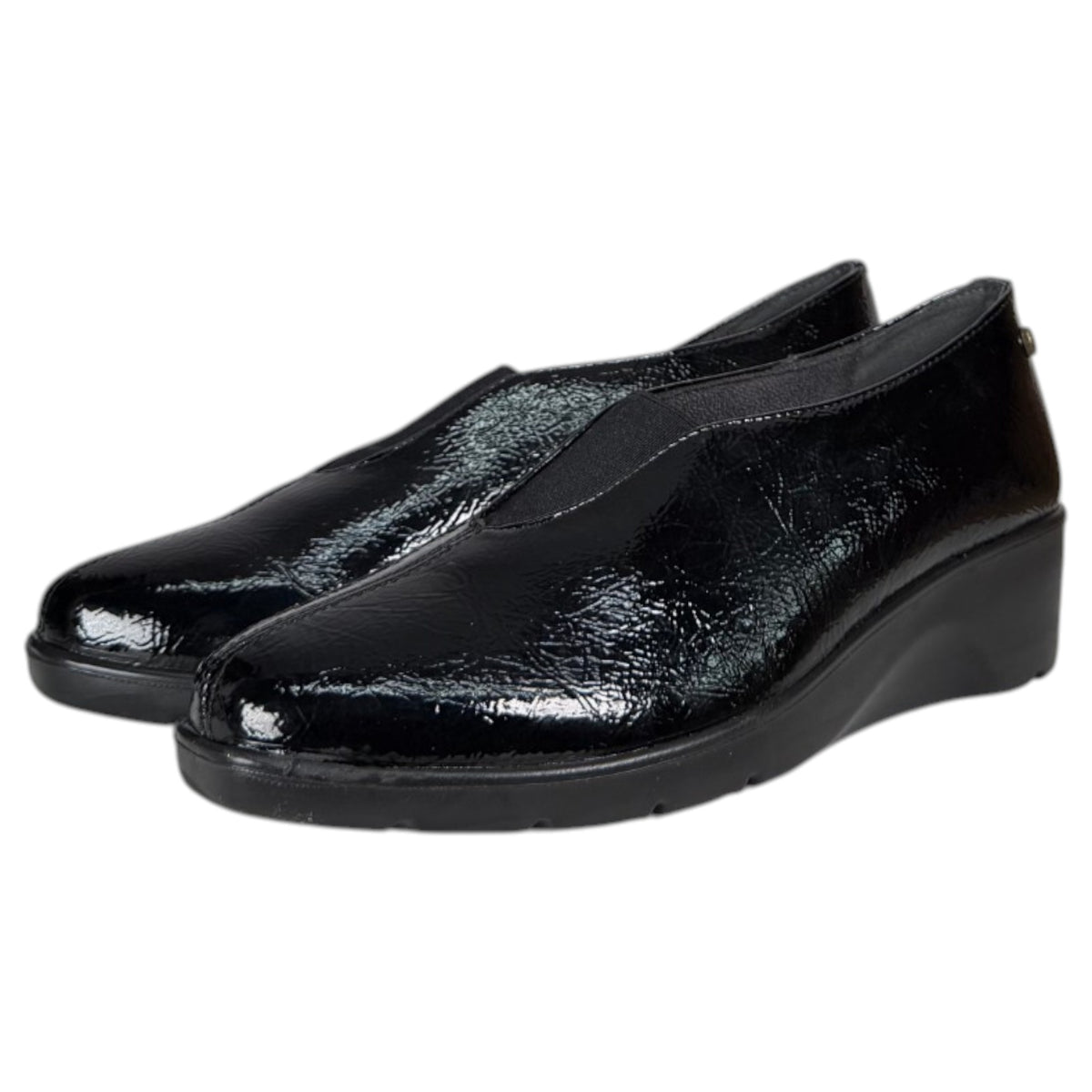 Zapatos Mysoft Cuña Elástico 26M506 Negro