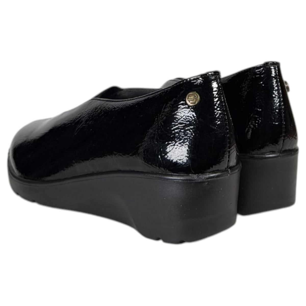 Zapatos Mysoft Cuña Elástico 26M506 Negro