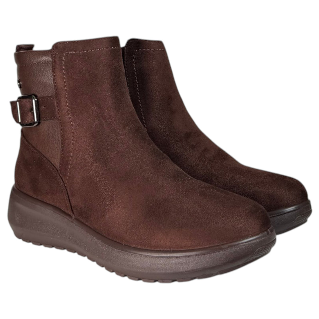 Botines Mysoft Hebilla 25M656 Café