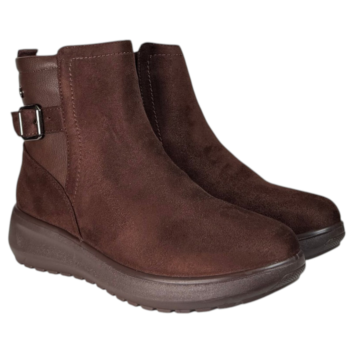 Botines Mysoft Hebilla 25M656 Café