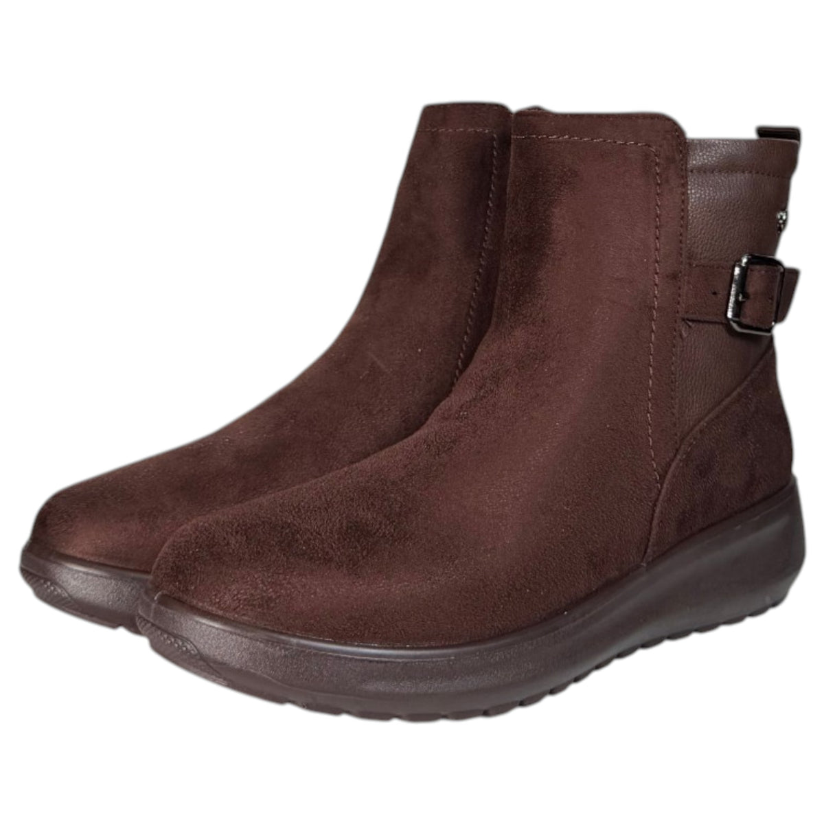 Botines Mysoft Hebilla 25M656 Café