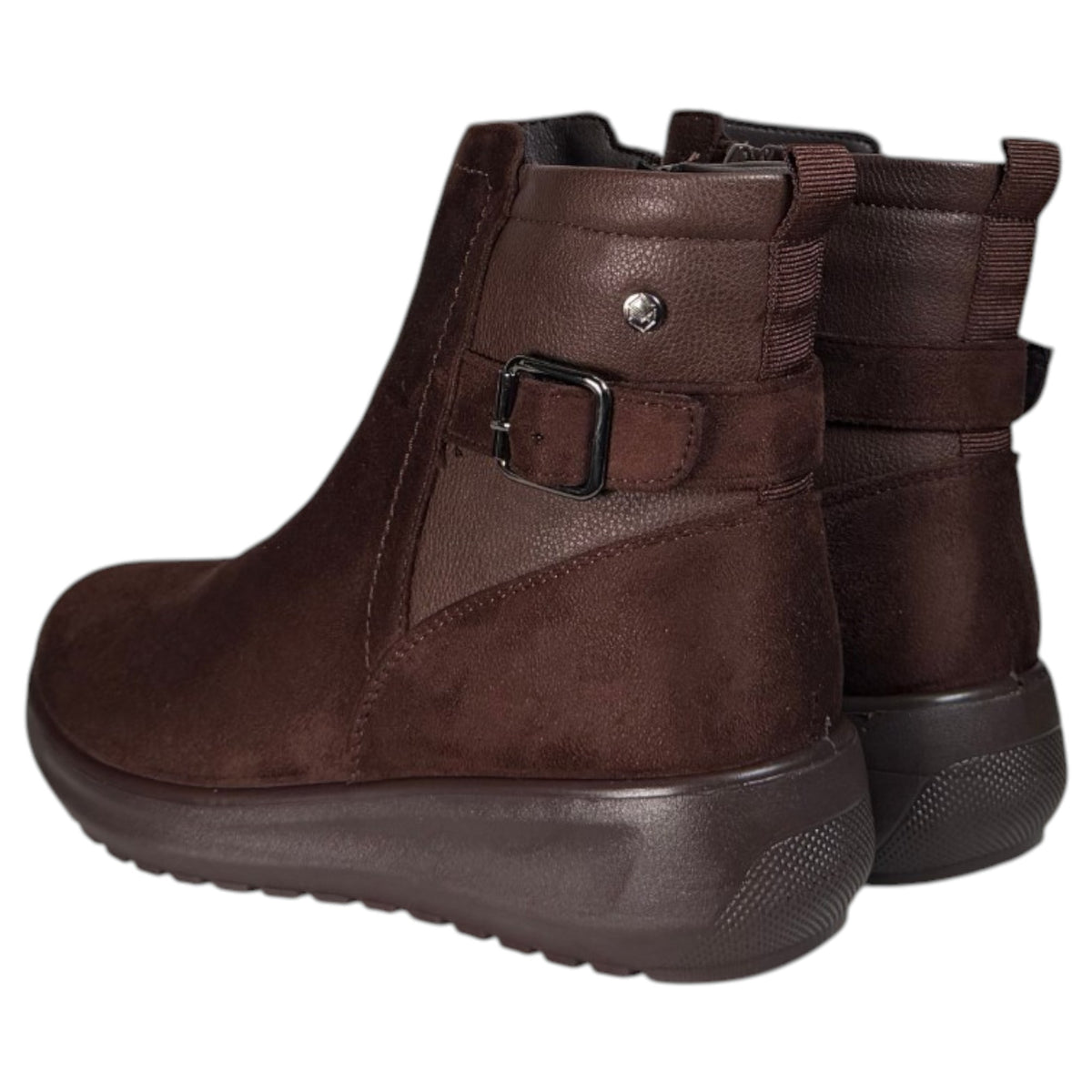 Botines Mysoft Hebilla 25M656 Café