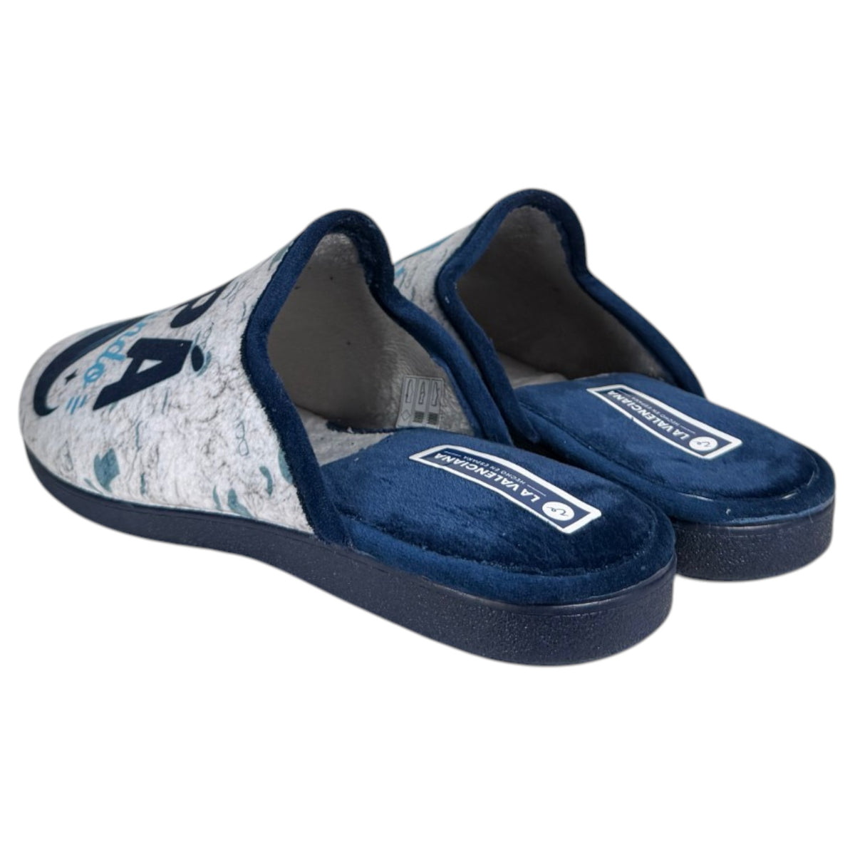 Zapatillas de Casa La Valenciana Mejor Papá del Mundo 463 Marino