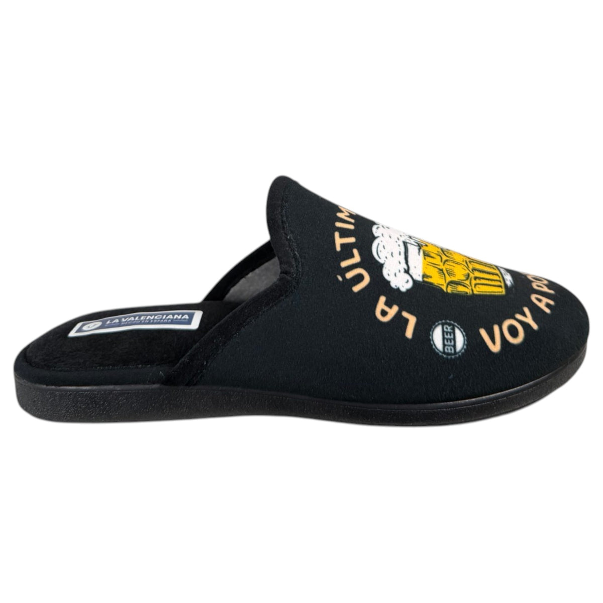 Zapatillas de Casa La Valenciana Cerveza 464 Negro
