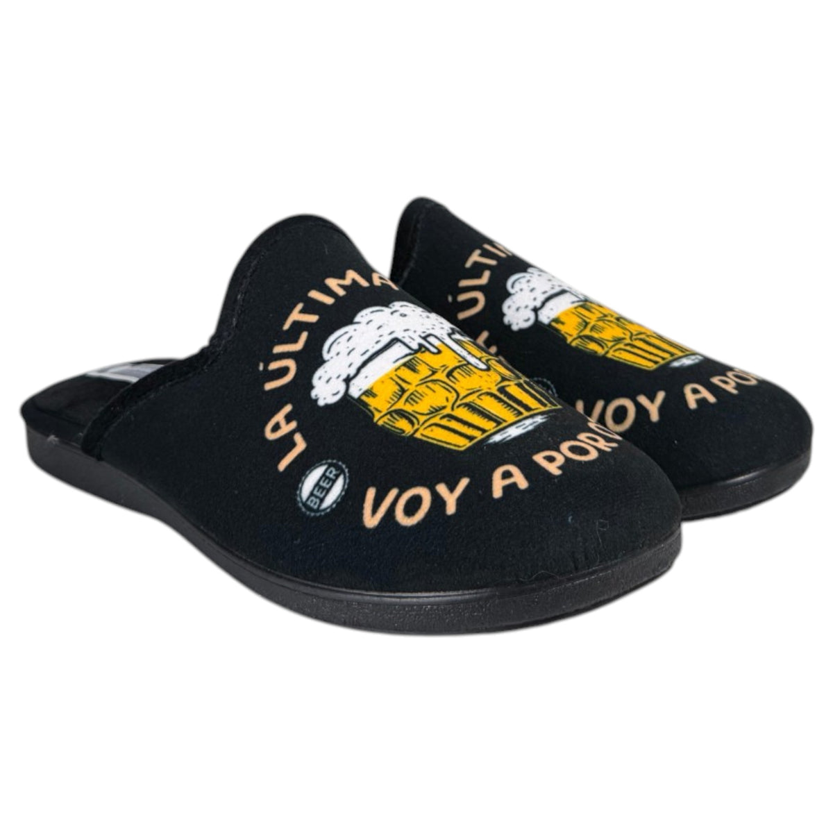 Zapatillas de Casa La Valenciana Cerveza 464 Negro