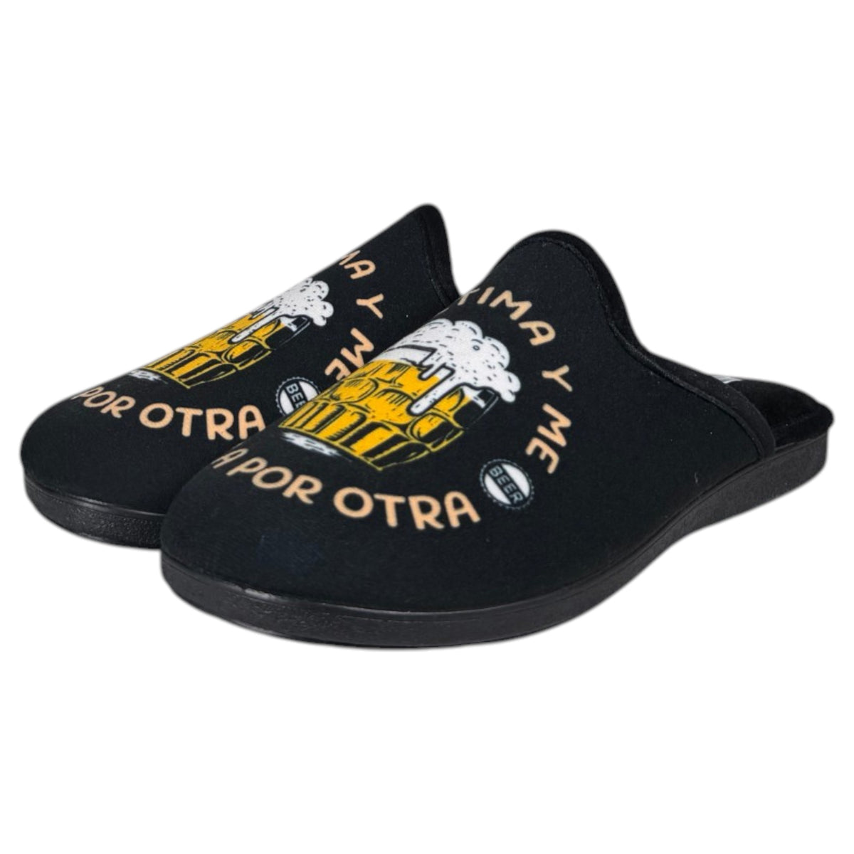 Zapatillas de Casa La Valenciana Cerveza 464 Negro