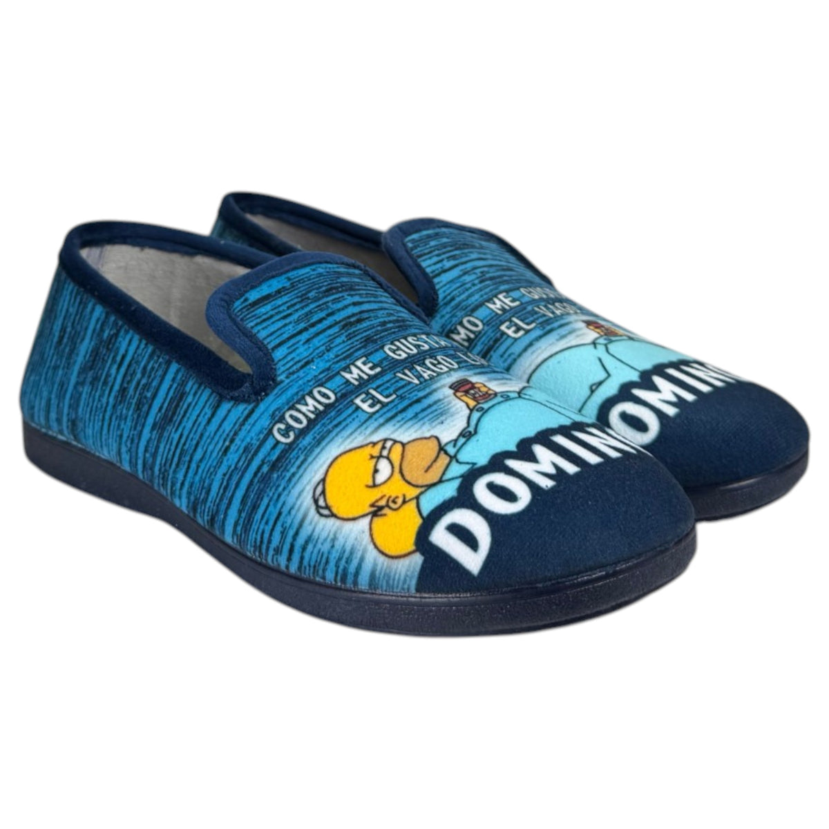 Zapatillas de Casa La Valenciana Homer Simpson 442 Marino