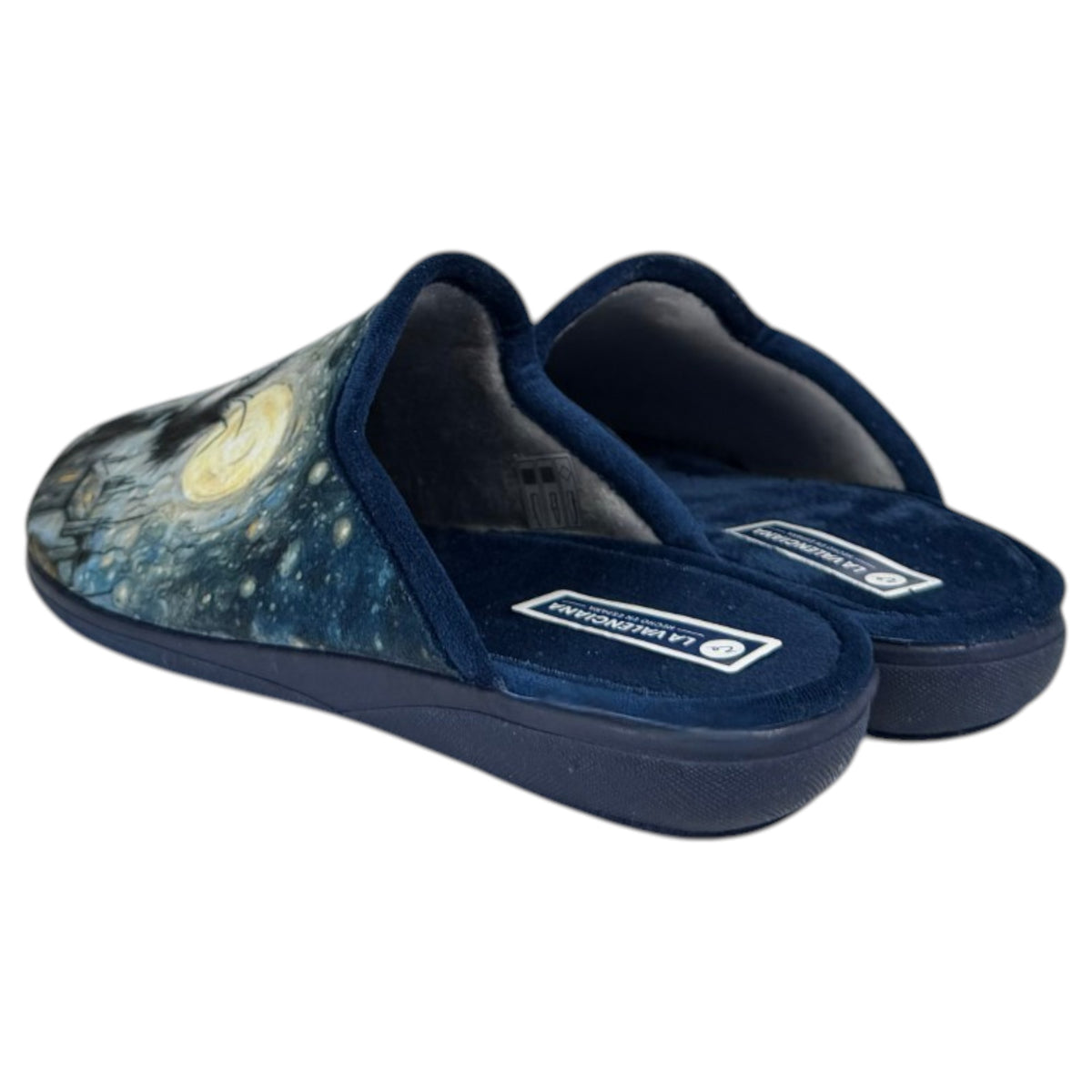 Zapatillas de Casa La Valenciana Perros Luna 859 Marino
