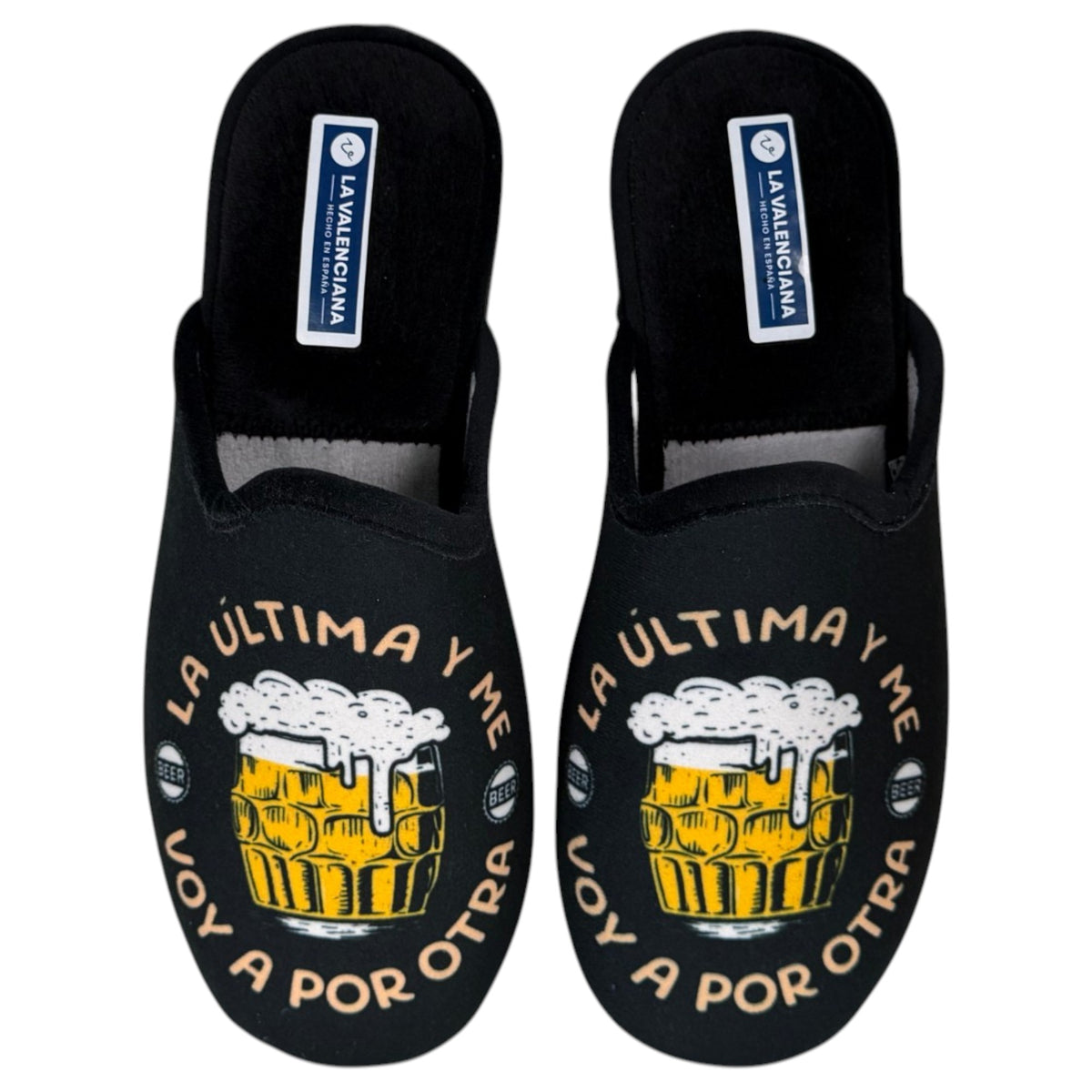 Zapatillas de Casa La Valenciana Cerveza 464 Negro