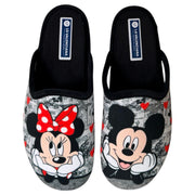 Zapatillas de Casa La Valenciana Mickey & Minnie 881 Negro