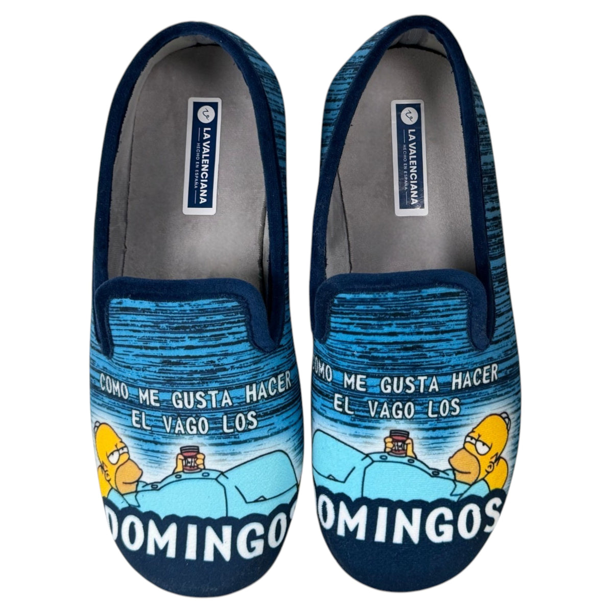 Zapatillas de Casa La Valenciana Homer Simpson 442 Marino