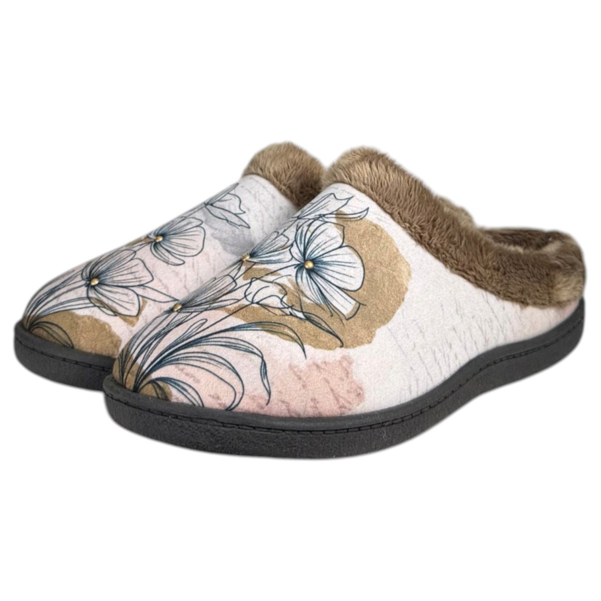 Zapatillas de casa para mujer Plumaflex by Roal 12213 Amapolas