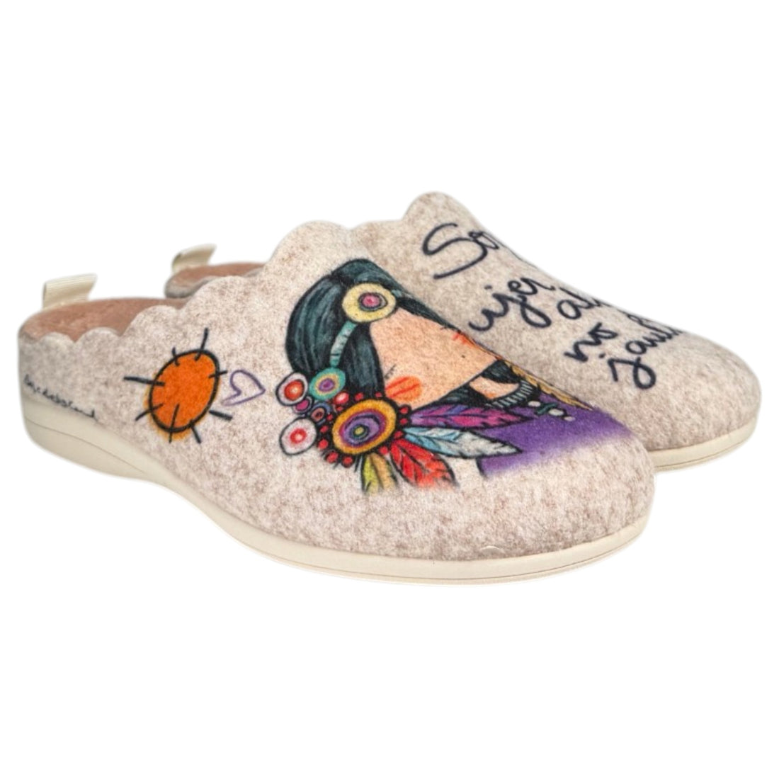 Zapatillas de Casa Vivant Soy Mujer 262095 Beig