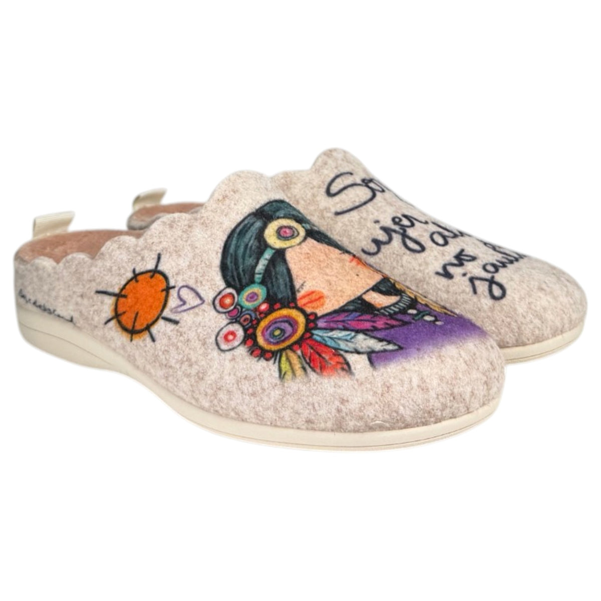 Zapatillas de Casa Vivant Soy Mujer 262095 Beig