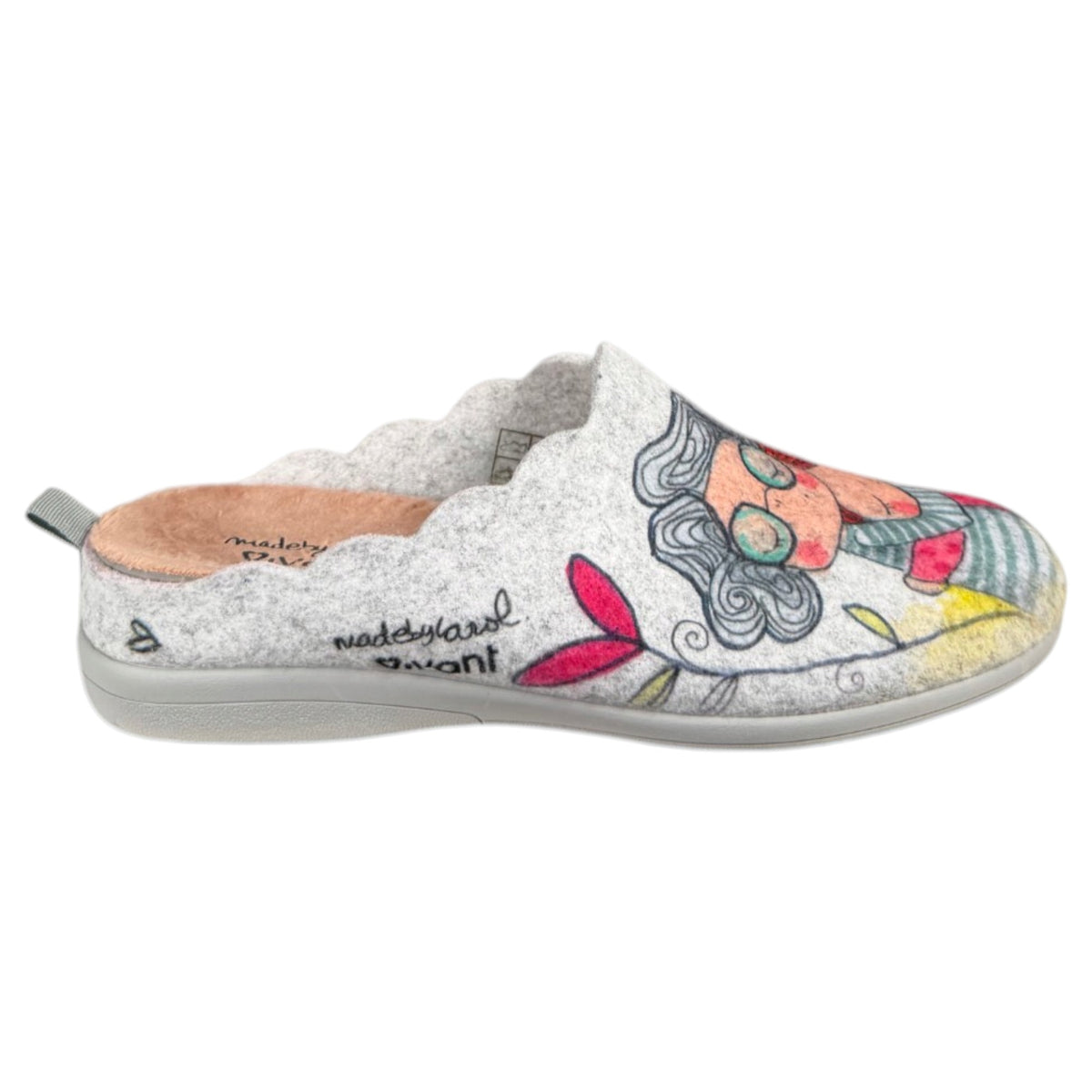 Zapatillas de Casa Vivant Abuela 222325 Gris