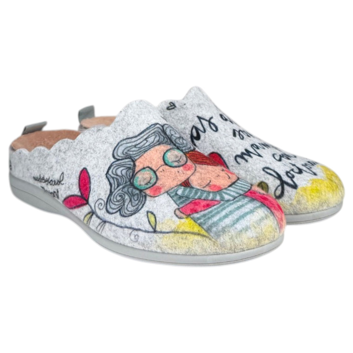 Zapatillas de Casa Vivant Abuela 222325 Gris