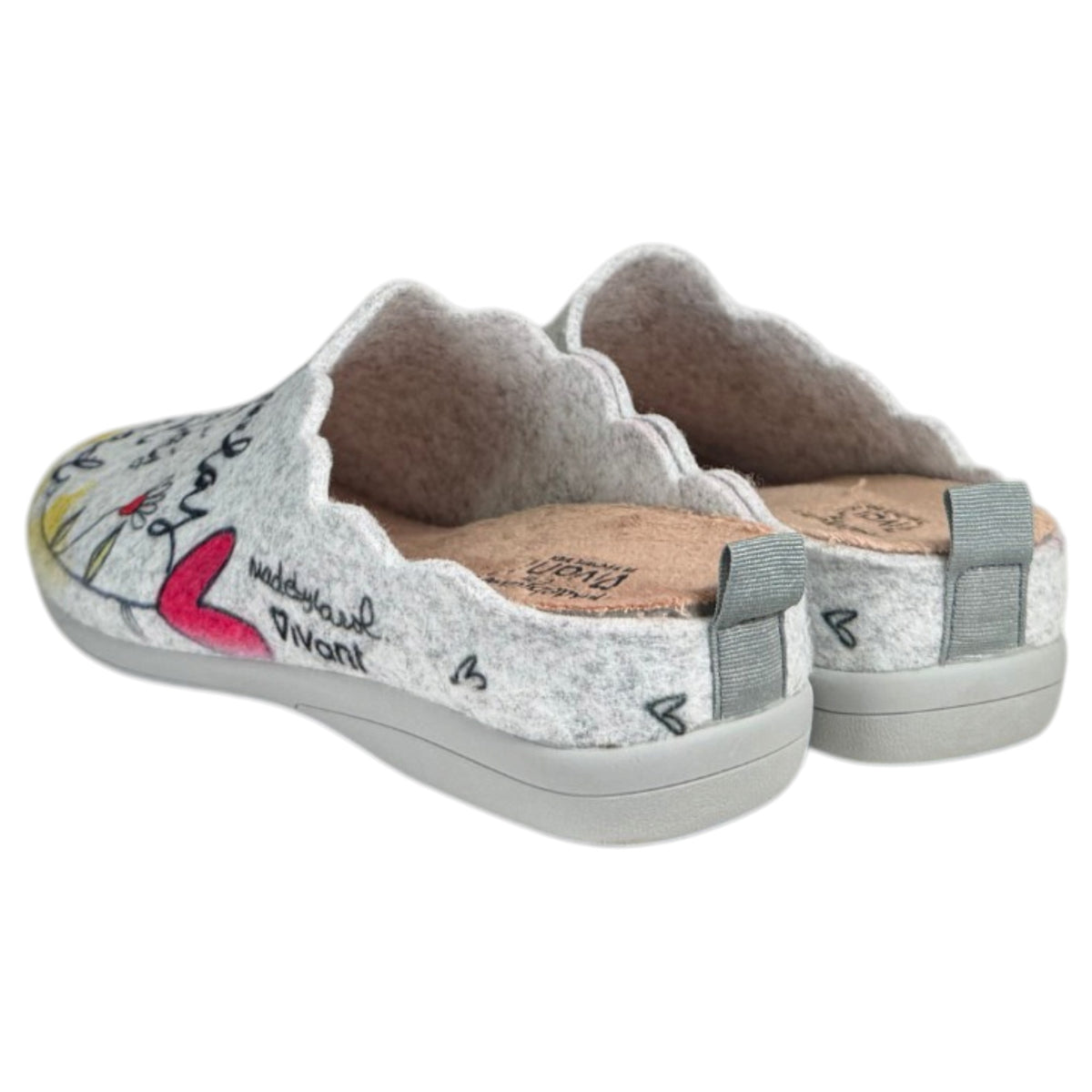 Zapatillas de Casa Vivant Abuela 222325 Gris