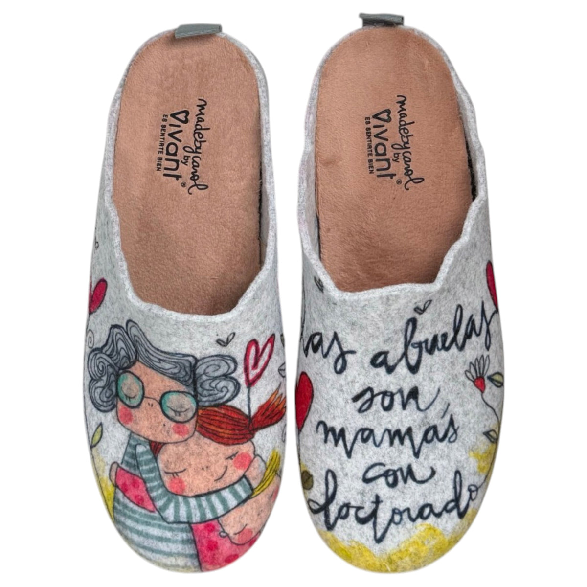 Zapatillas de Casa Vivant Abuela 222325 Gris