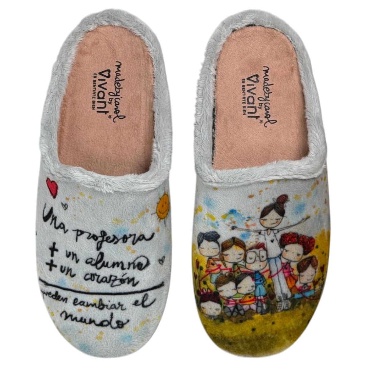 Zapatillas de Casa Vivant Maestra 242435 Gris