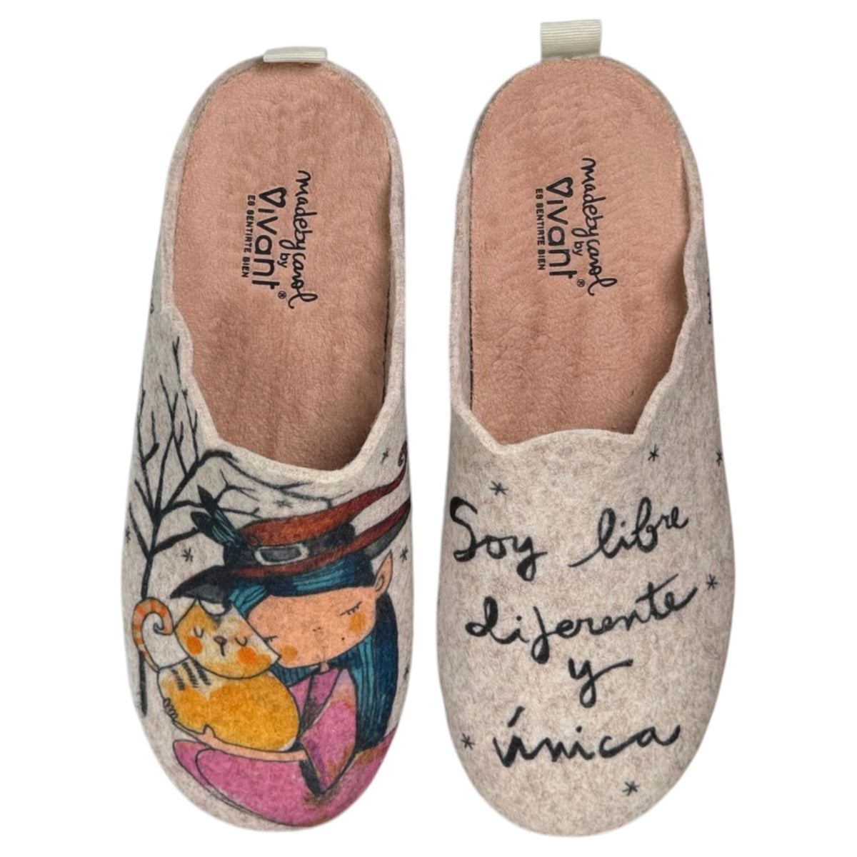 Zapatillas de Casa Vivant Soy Libre 242145 Beig