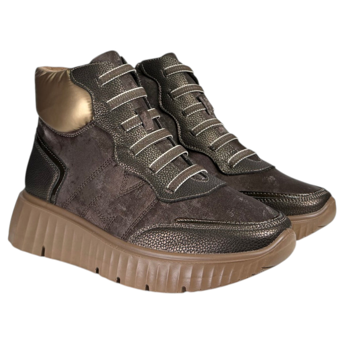 Botines Deportivos Mysoft 26M631 Marrón