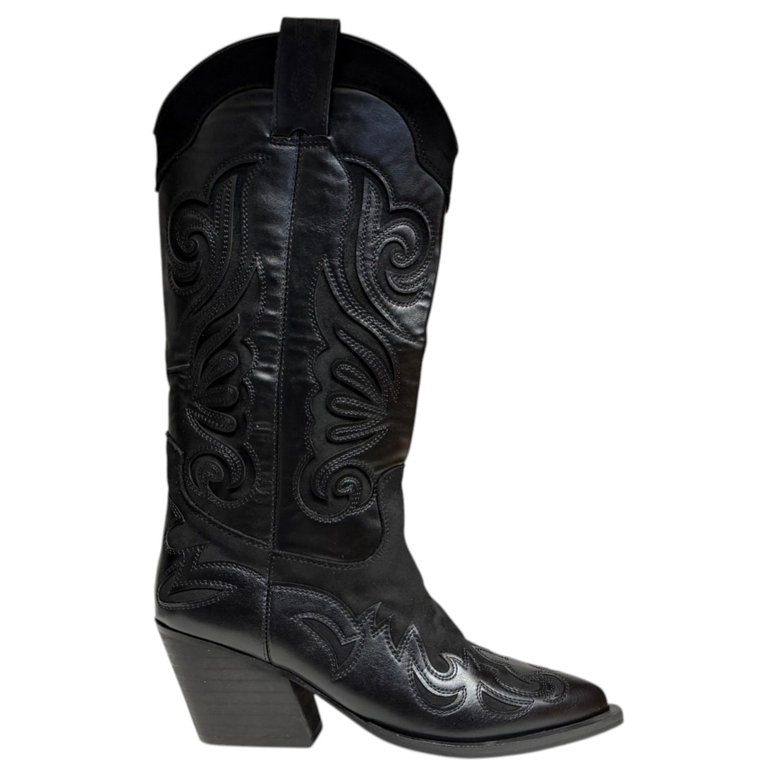 Botas Altas Corina Cowboy M6763 Negro