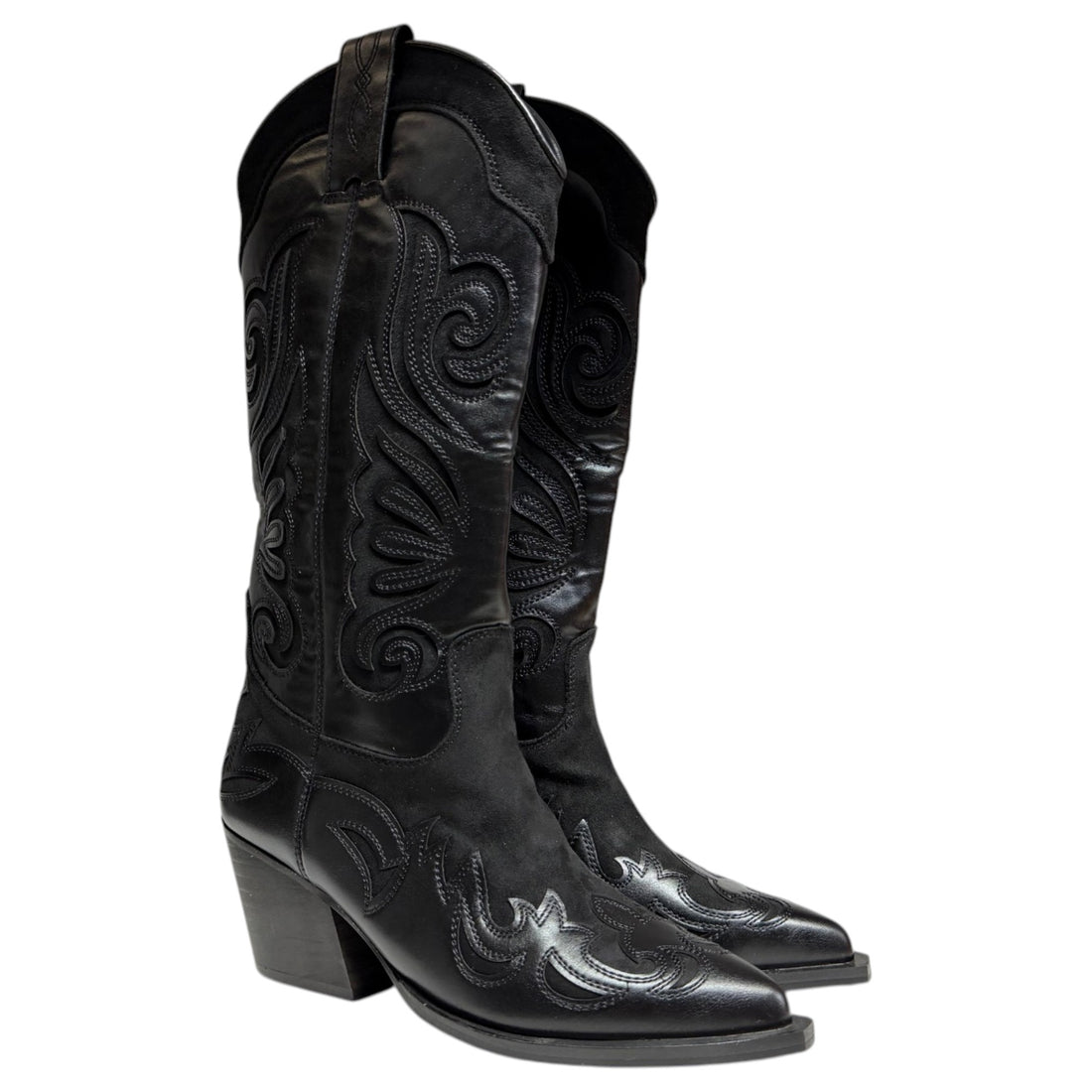 Botas Altas Corina Cowboy M6763 Negro