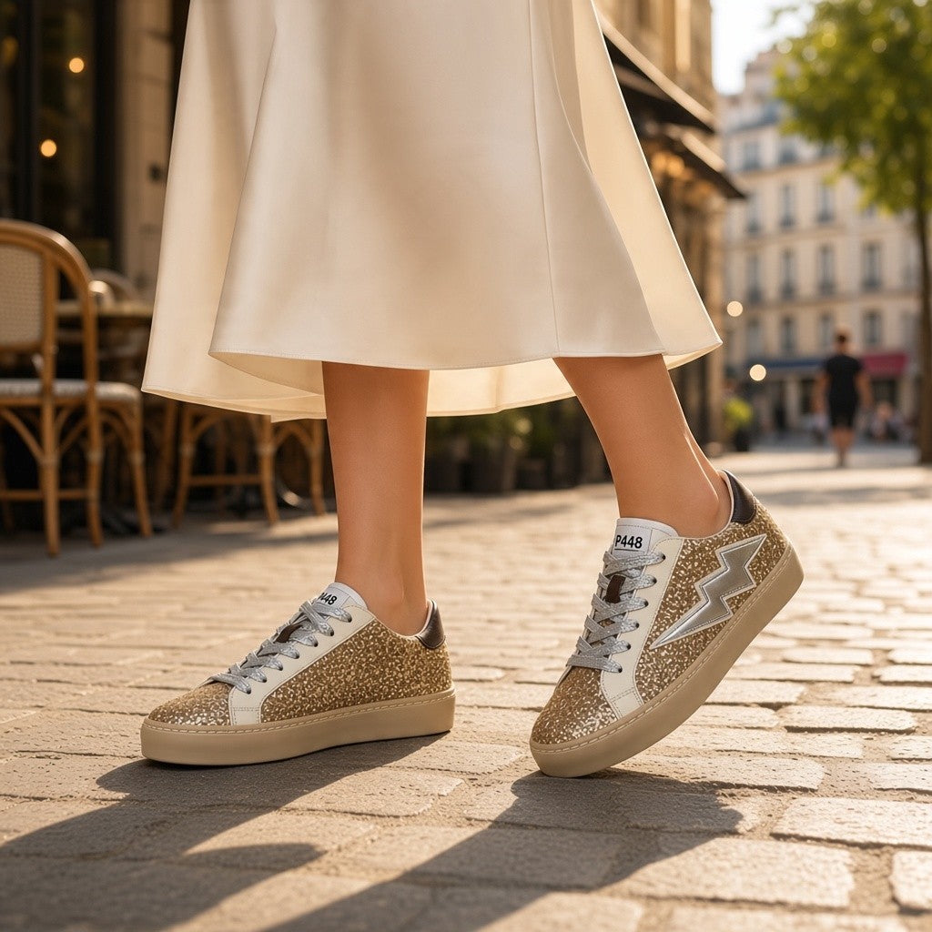 Zapatillas Corina Rayo M6500 Oro