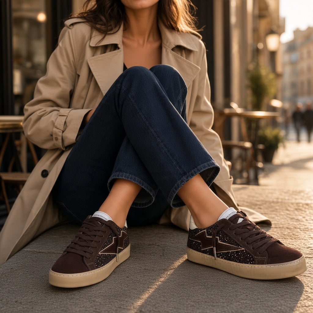 Zapatillas Corina Rayo M6500 Café