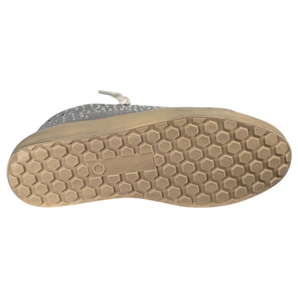 Zapatillas Corina Coordenadas Tachas M6504 Gris