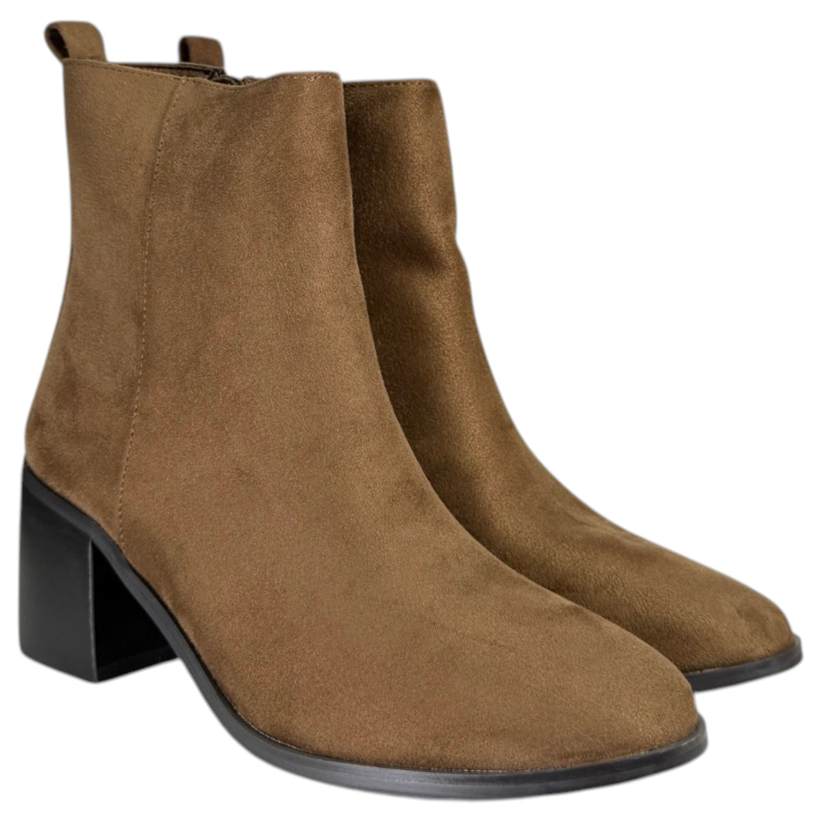 Botines Corina Tacón M6855 Camel