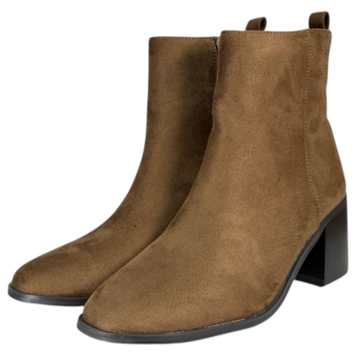 Botines Corina Tacón M6855 Camel