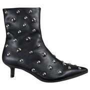 Botines Corina Tachas Punta M6567 Negro
